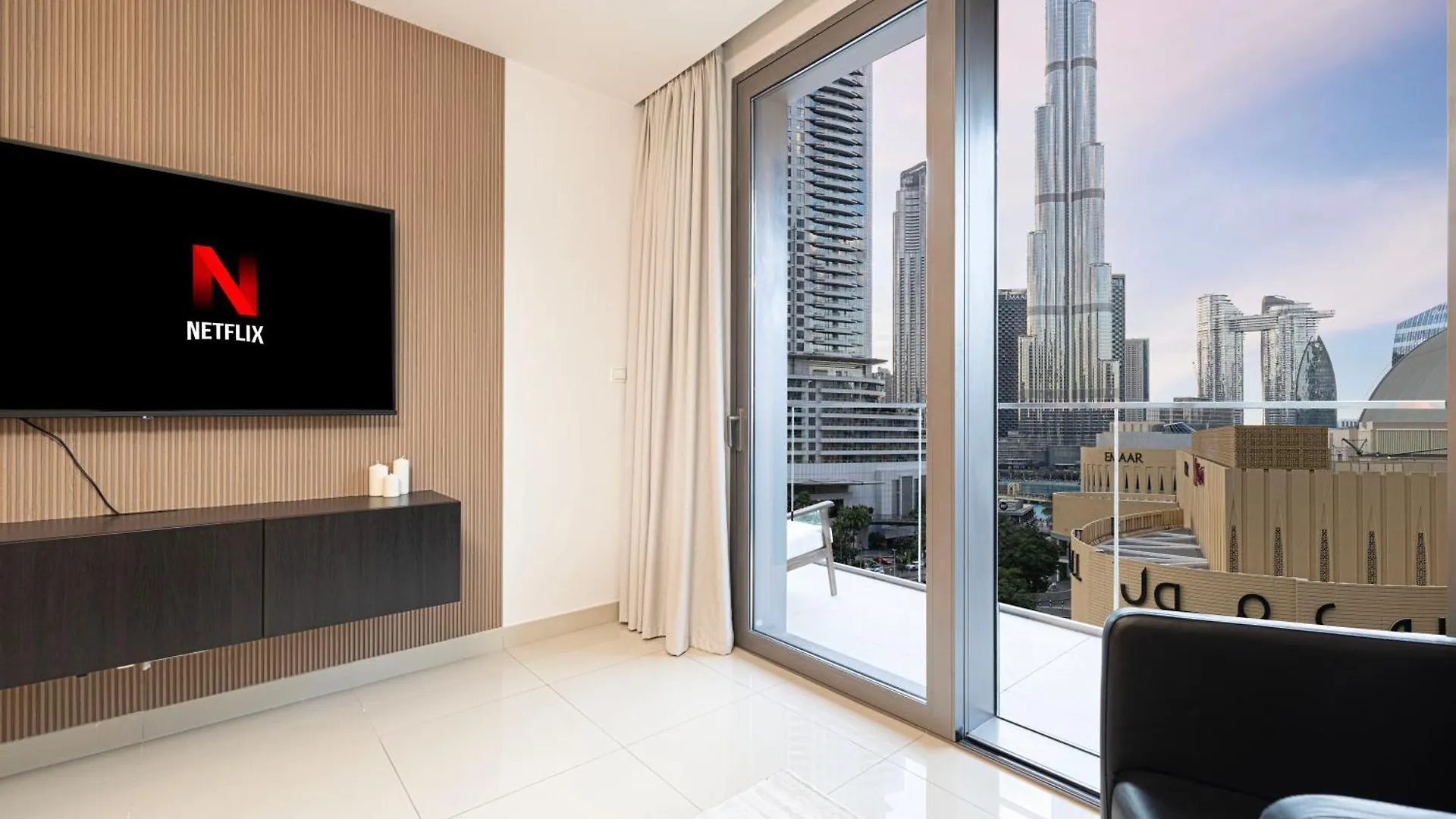 Luxe 1Br With Full Burj Views And Dubai Mall Access