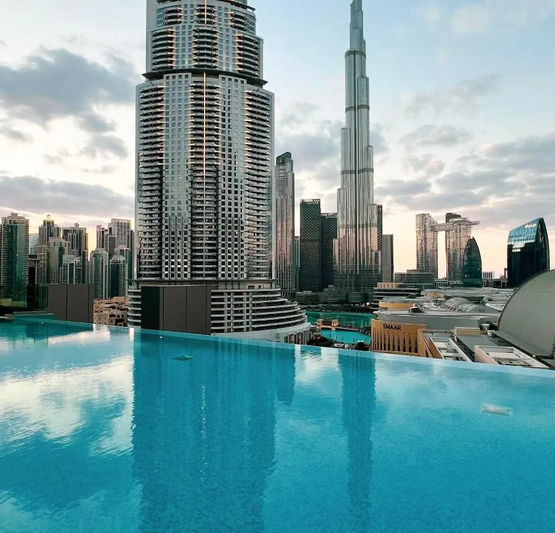 Apartment Luxe 1Br With Full Burj Views And Dubai Mall Access